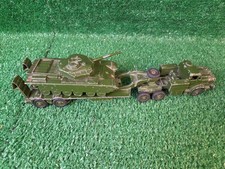 VINTAGE DINKY TOYS No 660 & No 651 Tank Transporter & Centurion Tank