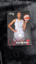 A'ja Wilson Las Vegas Aces Ring Spinning Ball 2023 WNBA Promo SGA 8/19/25