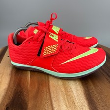 Nike High Jump Elite Field Spikes Bright Crimson FZ9636-600 Men's Size 9.5