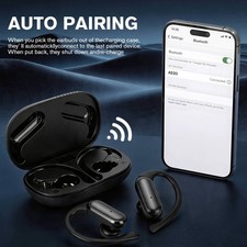 Bluetooth 5.4 Kopfhörer In-Ear mit Ohrbügel Mikrofon Outdoor Sport Ohrhörer DE – Bild 7
