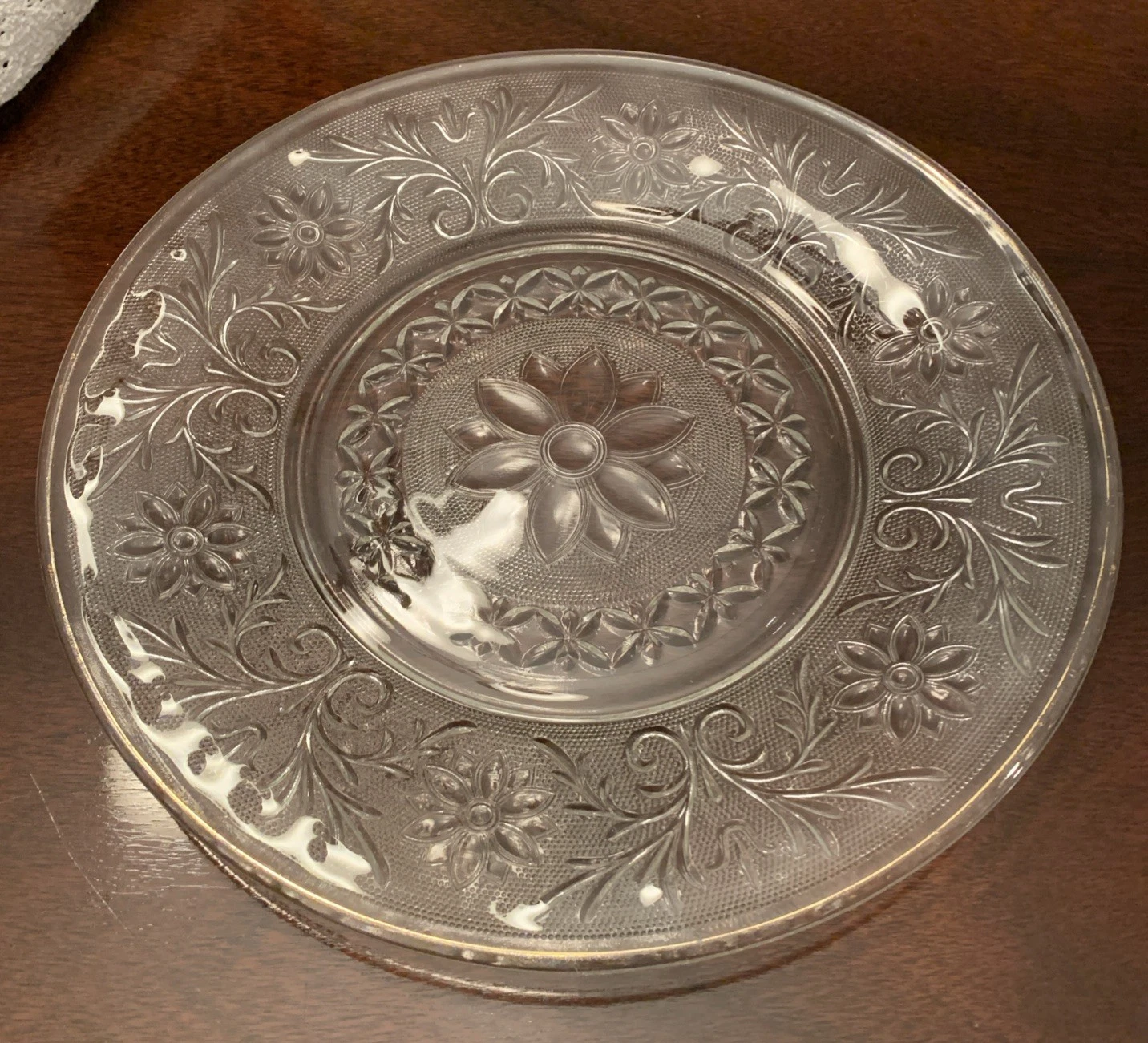 Vintage Anchor Hocking “Sandwich Clear” Glass 12” Sandwich Plate