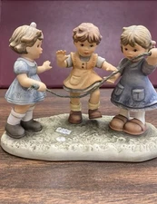 Goebel Hummel Jump For Joy #231  Porcelain Figurine  No Box Very Cute!!!!!