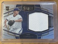 2022 Panini Select #HRJS-GO Glenn Otto Rookie Jumbo Relic Rangers RC SP