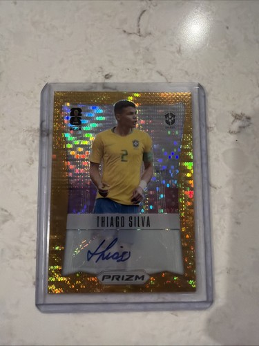 2026 World Cup Thiago Silva Auto Gold 10/10 eBay 1/1