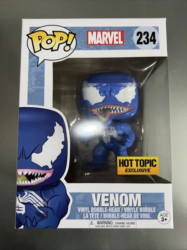 Funko Pop! Vinyl: Marvel - Venom - (Blue) - Hot Topic (Exclusive) #234 Protector
