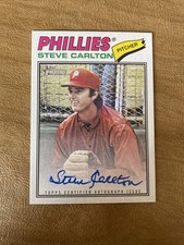 🔥 STEVE CARLTON AUTO 2025-26 TOPPS HERITAGE MLB PHILLIES HOF (ON CARD AUTO)!!