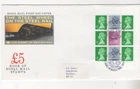 1986 STORY OF BRITISH RAIL - CREWE H/S BOOKLET FDC FROM COLLECTION K28