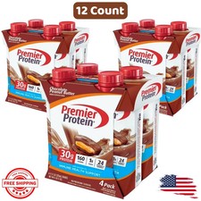 Premier Protein Shake, Chocolate Peanut Butter, 30g Protein,11 fl oz,12ct
