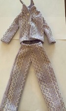 Vintage 1960's Barbie Cloths - Matching Purple Jacket Coat w/ Pants