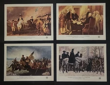 US 1976 Bicentennial Souvenir Stamp Sheets Scott #1686-89 MNH