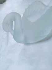  PHOTOPHORE CYGNE EN CRISTAL  François Saget