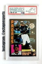 2019 TOPPS UPDATE BLACK FERNANDO TATIS JR. RC!! 23/299!! PSA 8!! 1/1?? JERSEY #!