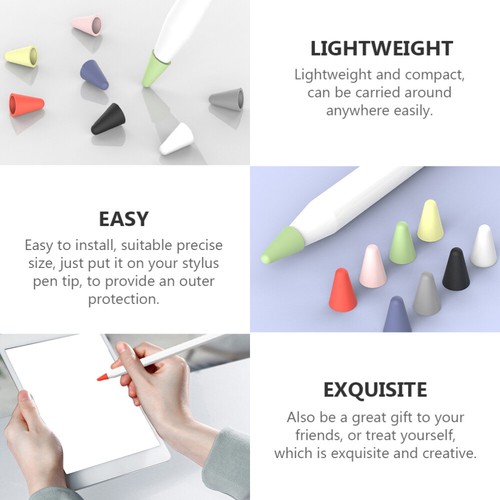 16 Pcs Protector Silicone Protective Cover Replacement Tip Case - Zdjęcie 7 z 12