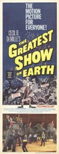 THE GREATEST SHOW ON EARTH original 14x36 mov...