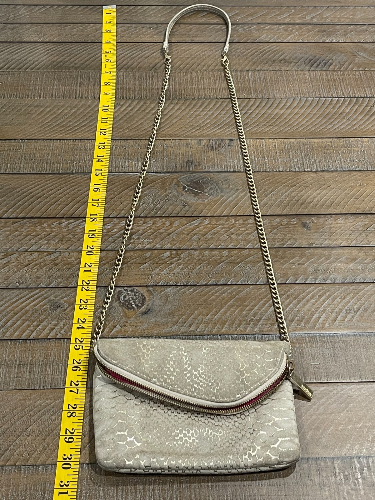 Hobo International Daria Crossbody Bag Small Organizer Purse Brown