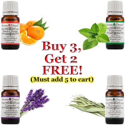 10ml. Essential Oils Therapeutic Grade 100% Pure Natural Undiluted Acaites Bulk