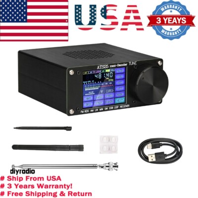 HamGeek ATS25max-Decoder Si4732 Full Band Radio Receiver DSP SW +Activation Code