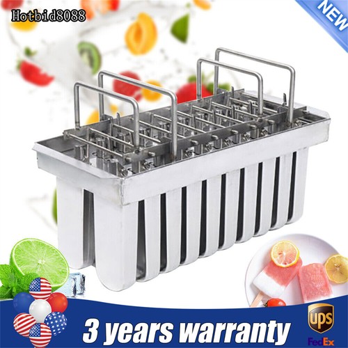 20pcs Stainless Steel Molds Ice Pop Lolly Popsicle Ice Cream Stick Holder Mold - 第 1/13 張圖片