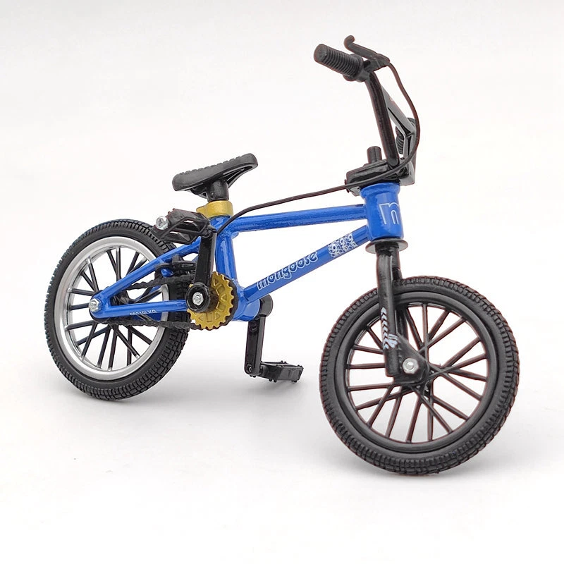 FLICK TRIX BMX Finger Bike PREMIUM DeathTrap Bicycle Miniature Toys Diecast Blue - Image 4 of 4