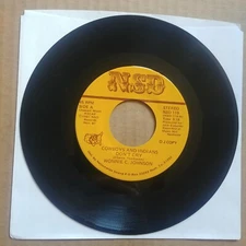 WONNIE C. JOHNSON Cowboys And Indians Don't Cry PROMO 45 7" COUNTRY Record Vinyl