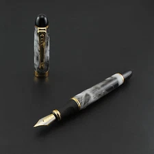 Jinhao X450 Marble Grey Fountain Pen Medium Nib