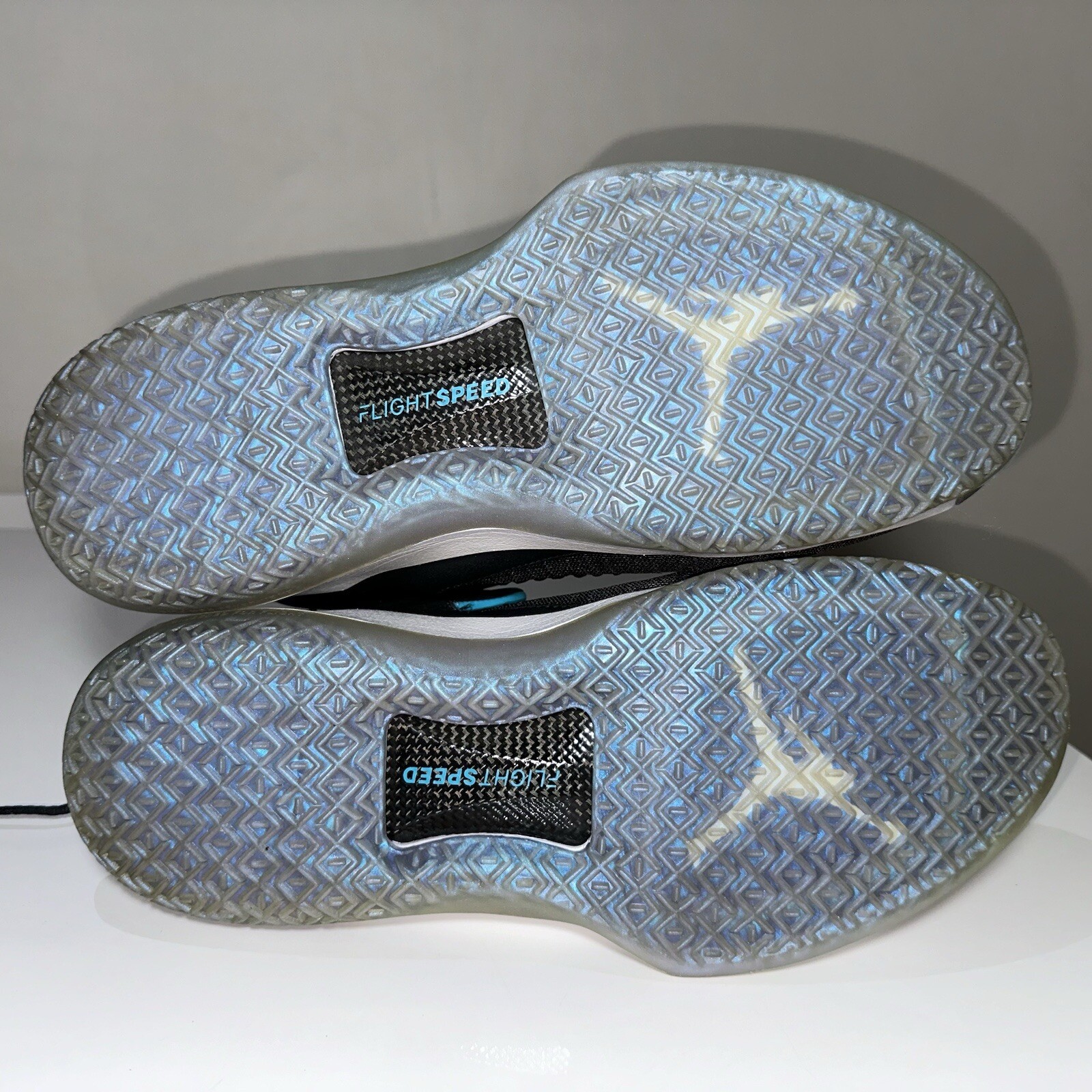 Near New NIKE Air Jordan XXXII 32 Black Teal Sneakers Size US 14 #36621 thumbnail 13