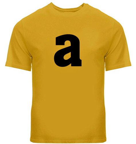 Buchstabe A Alphabet Unisex Herren Damen Tee T-Shirt cool Geschenk Shirts Freizeit Gr. S ~ 3XL - Bild 28 von 32