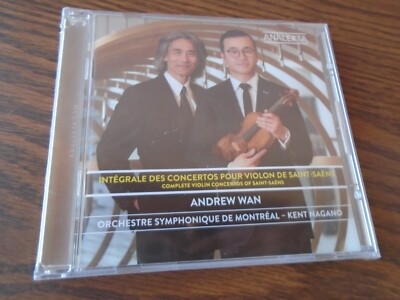 Camille Saint-Saens Complete Violin Concertos of Saint-Saëns  Andrew Wan - CD