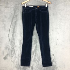 Pilcro and the Letterpress Velvet Jeans Size 25 Serif Blue 27 in Inseam Low Rise