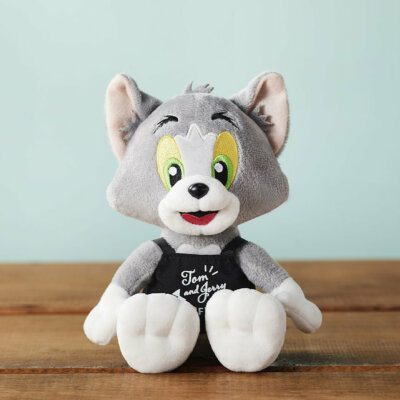 TOM & JERRY Plush Dolls with ball chain Tully's coffee Japan