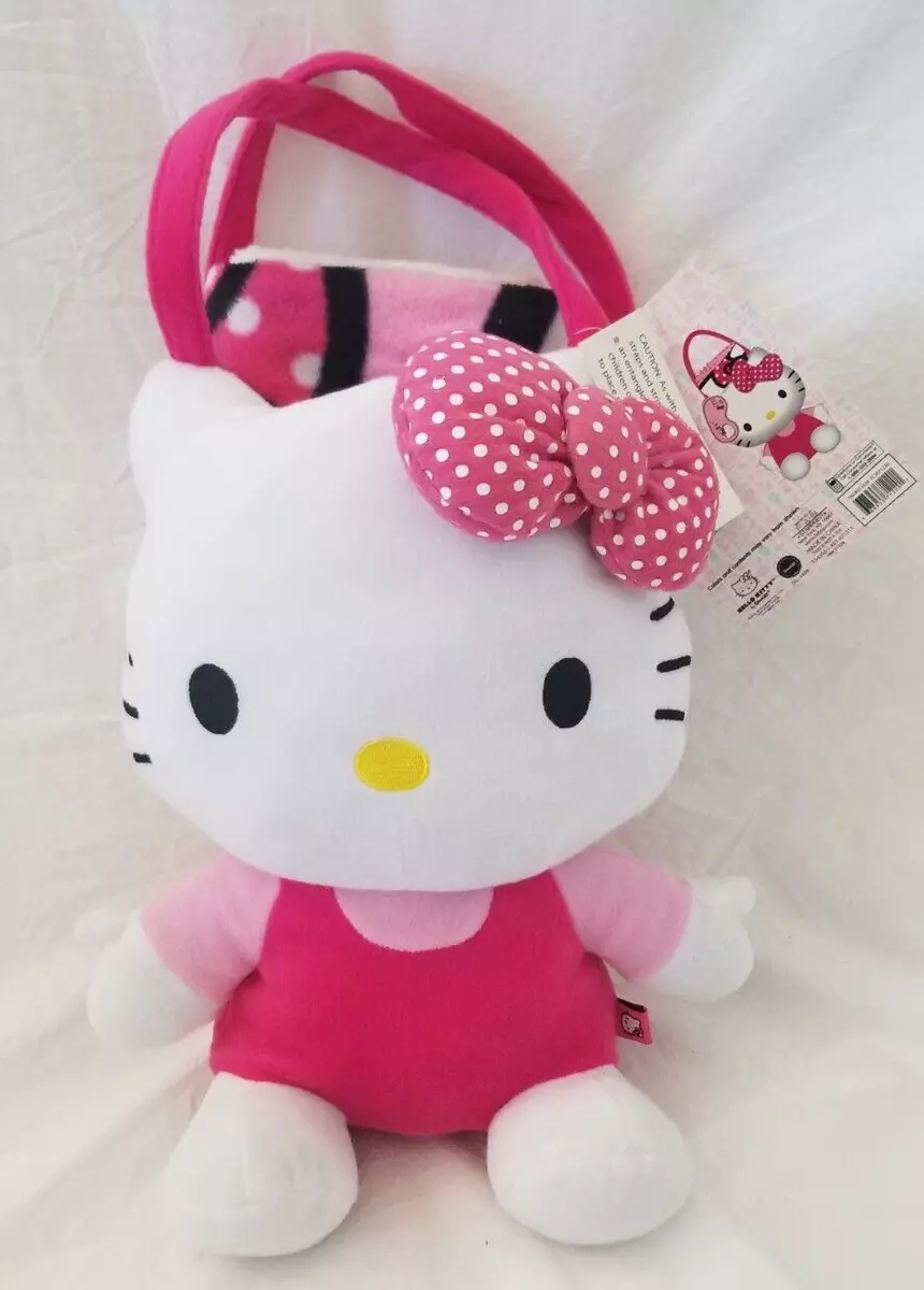 Sanrio Hello Kitty Plush Bag with Throw NWT