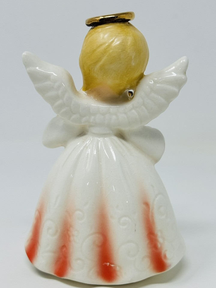 Vintage Nippon July Birthday Angel with USA American Flag 1950s Japan