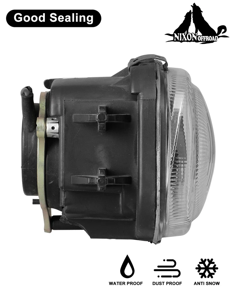 For 2000 2001 2002 Mitsubishi Eclipse Fog Lights Front Bumper Driving Lamp Clear - Image 4 of 4