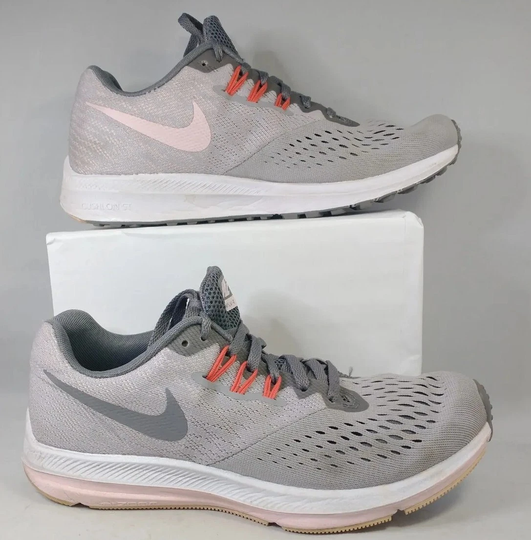 Nike Zoom Winflo 4 Grey Tan Mesh Running Athletic Sneakers Activewear Men 11 Nike Winflo 11 Men main image 2
