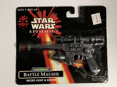 Star Wars Electronic Battle Mauser Micro Light/Sound Episode 1 NEW IN PACKAGE