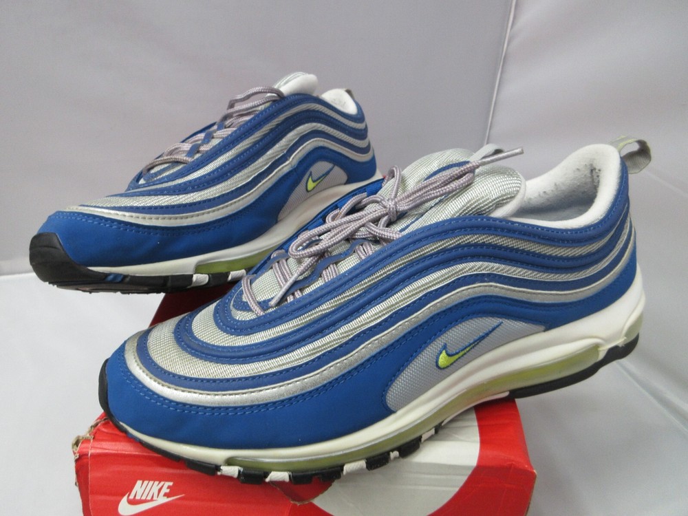 Nike Air Max 97 OG Royal Neon Mens Running Shoes Size 13 921826-401