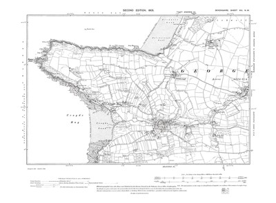 Old map Croyde, Putsborough, Georgeham (W) in 1905 Devon repro 8-NW | eBay