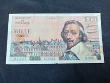 1000 Francs Richelieu (1-3-1956) (Ref 2872)