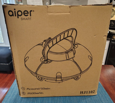 AIPER SMART CORDLESS ROBOTIC AUTOMATIC SWIMMING POOL FLOOR CLEANER HJ1102