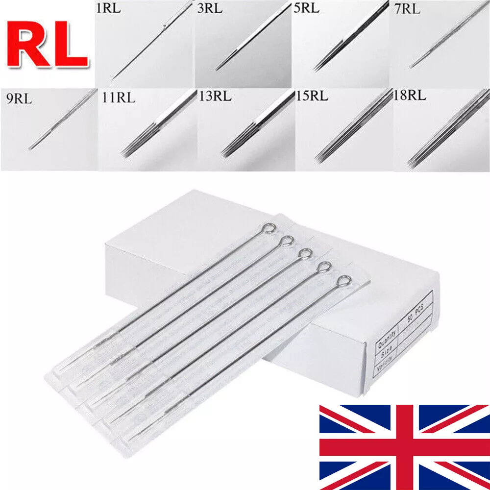 5/10Pcs Silver Premium ROUND LINER Outline Best 1RL 3RL 5RL 7RL Tattoo Needles