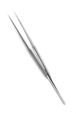 Rhoton Micro Forceps, 7", Straight, Smooth Tips, 0.3 mm wide