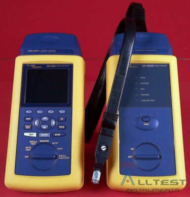 Fluke Networks DSP-4000 Cable Analyzer DSP-4000SR Smart Fluke Networks DSP-4000 Cable Analyzer DSP-4000SR Smart