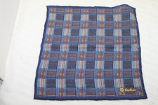 David Donahue men's Merlot Geometric Pocket Square MSRP 75