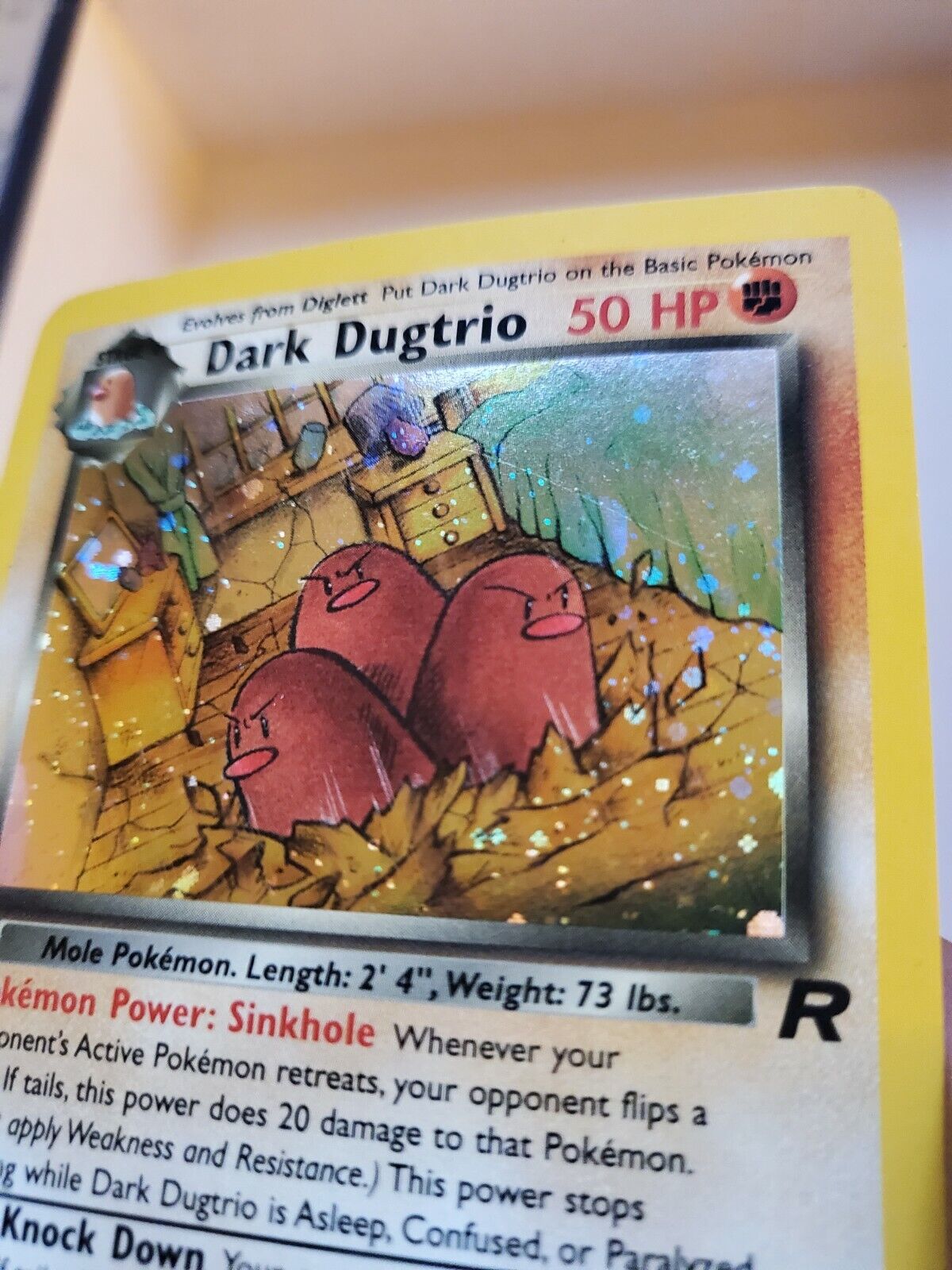 NM/MT Dark Dugtrio 1st edition holo Team Rocket Rare 6/82 pokemon