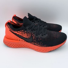 nike epic react flyknit 2 black bright crimson infrared