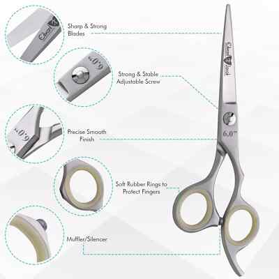EXJ-Professionelle Friseurschere Friseursalon Haarschneiden Rasierer scharf 6''