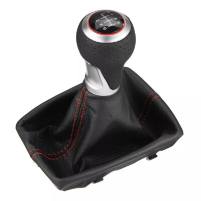 PASST FÜR AUDI A4 B8 S4 & S-line 6 GANG CARBON SCHALTKNAUF SCHALTSACK SCHWARZ