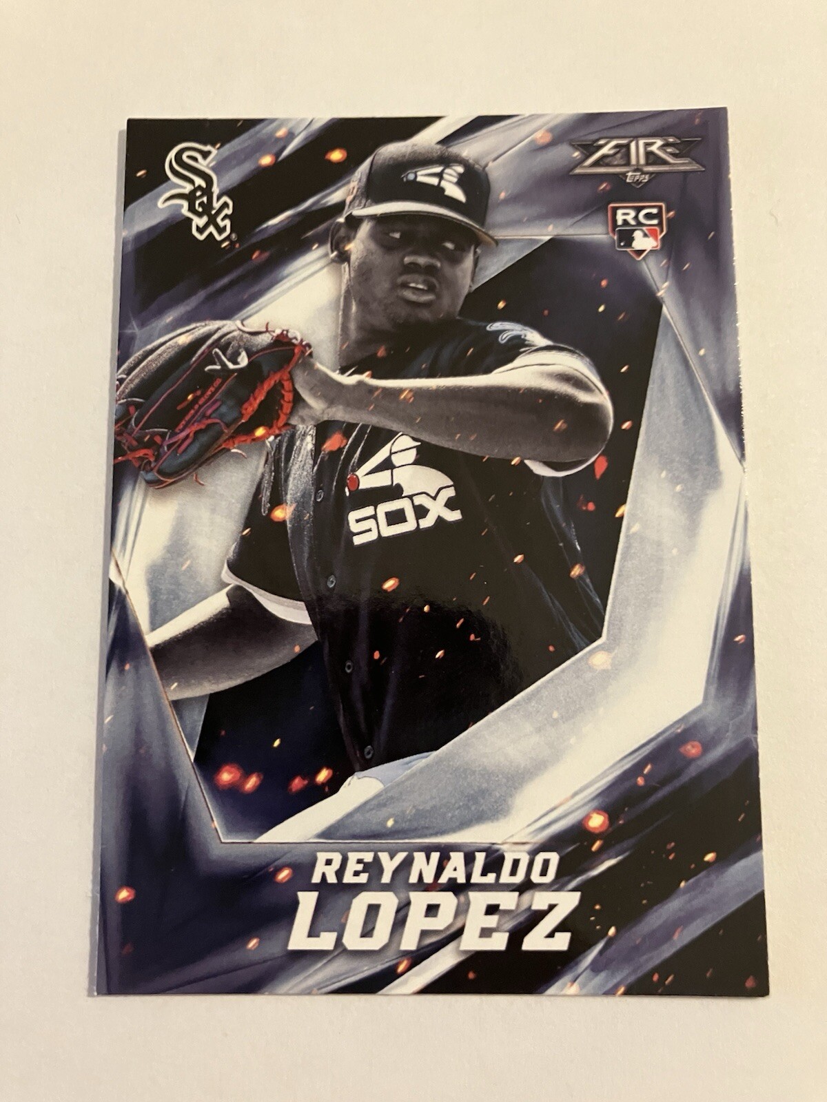 Reynaldo Lopez 2017 Topps Fire Rookie Card #63 Chicago White Sox RC