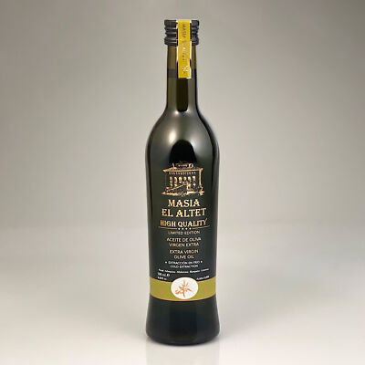 HIGH QUALITY Olivenöl nativ Extra ungefiltert 500 ml - Masia El Altet