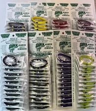 Kelly Striper plastic worm *NEW* card of 12-Pick your color